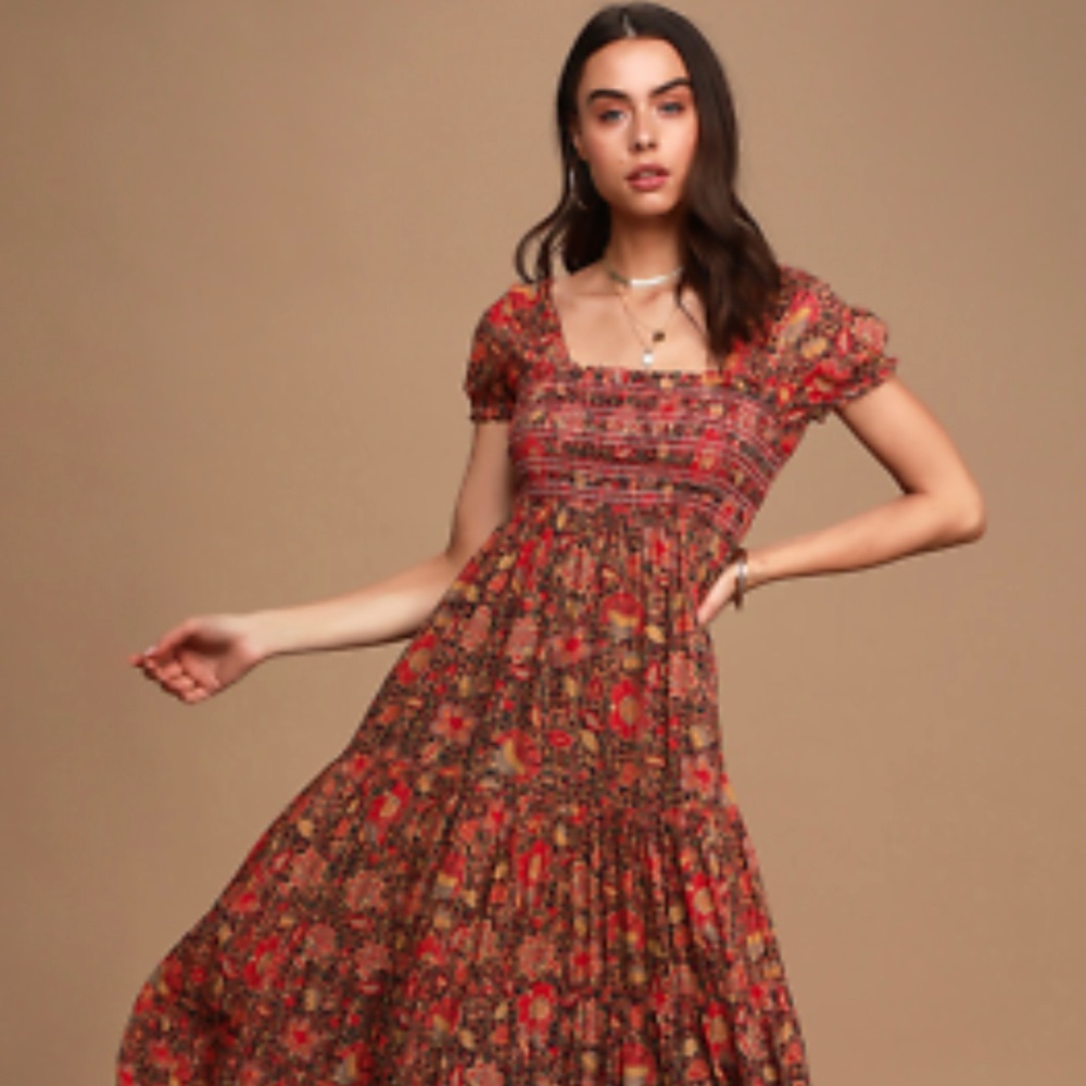 Anthropology Free People Getaway Maxi Dress